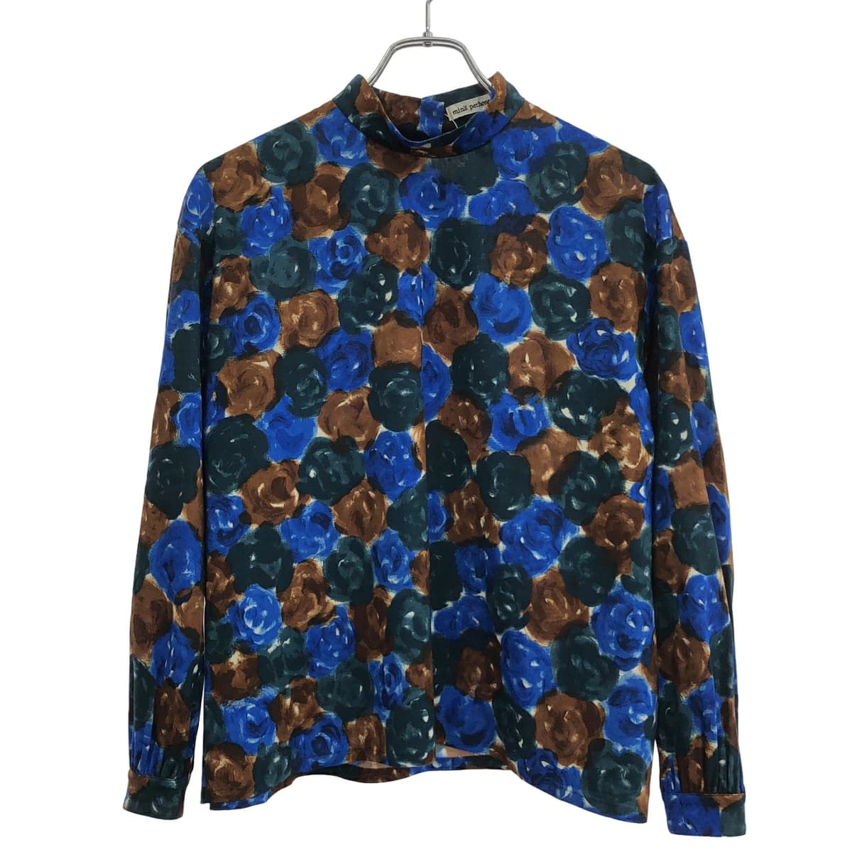mina perhonen ミナペルホネン 24AW glass flower スタンドカラーブラウス