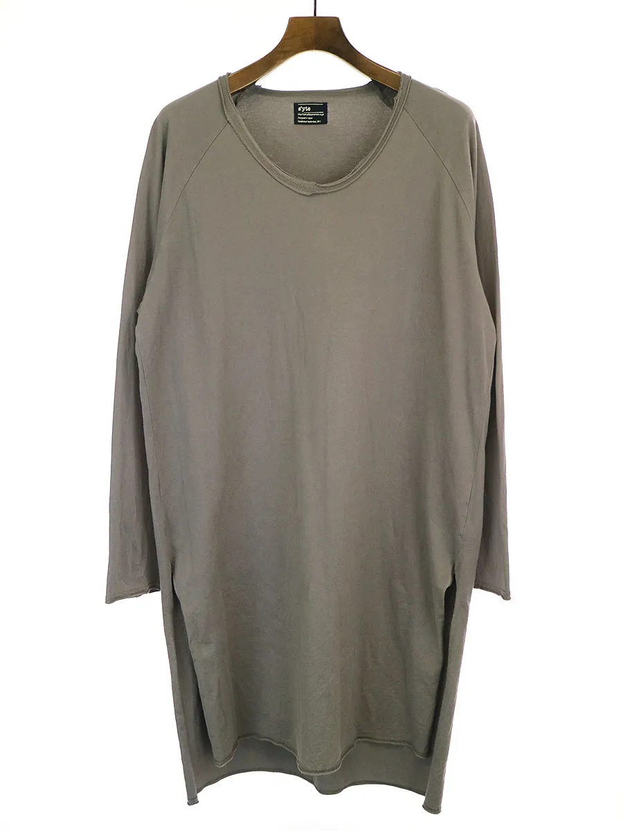 Yohji Yamamoto サイト バイ ヨウジヤマモト 16AW サイドスリットロングスリーブTシャツ