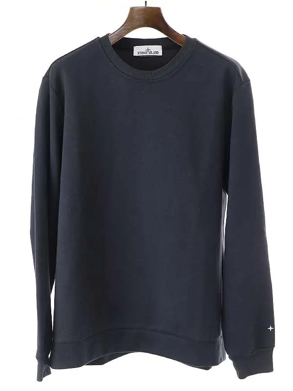 STONE ISLAND ストーンアイランド 22AW ロゴ刺繍クルーネックスウェットトレーナー