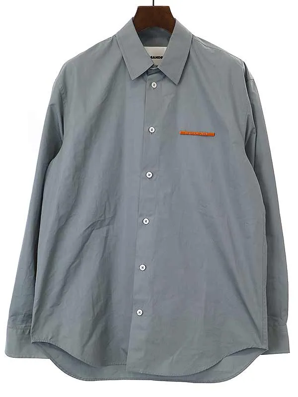 JIL SANDER ジルサンダー 21SS NEVER FADE AWAY プレート付きシャツ