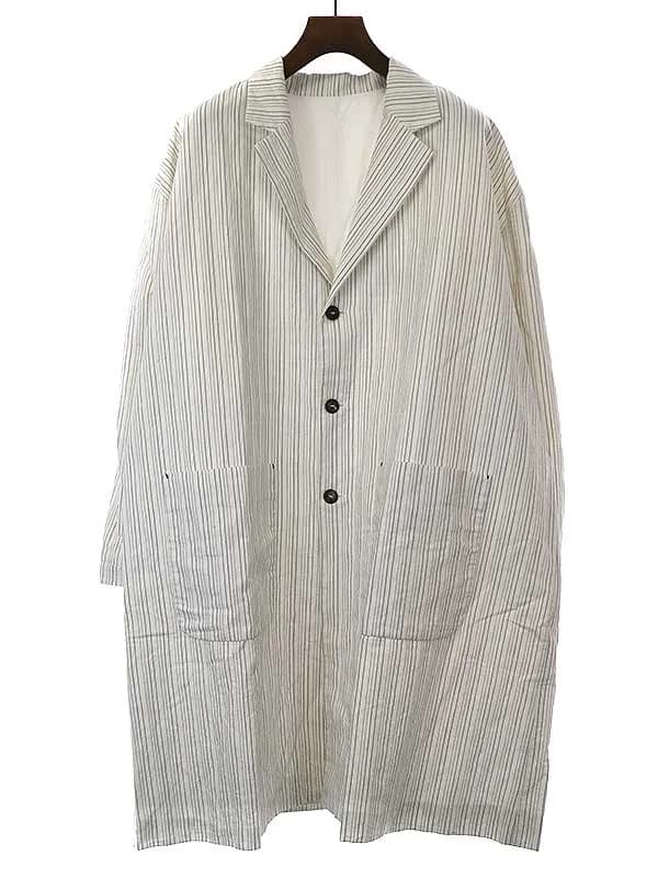 Bergfabel バーグファベル MOON COAT ストライプムーンコート