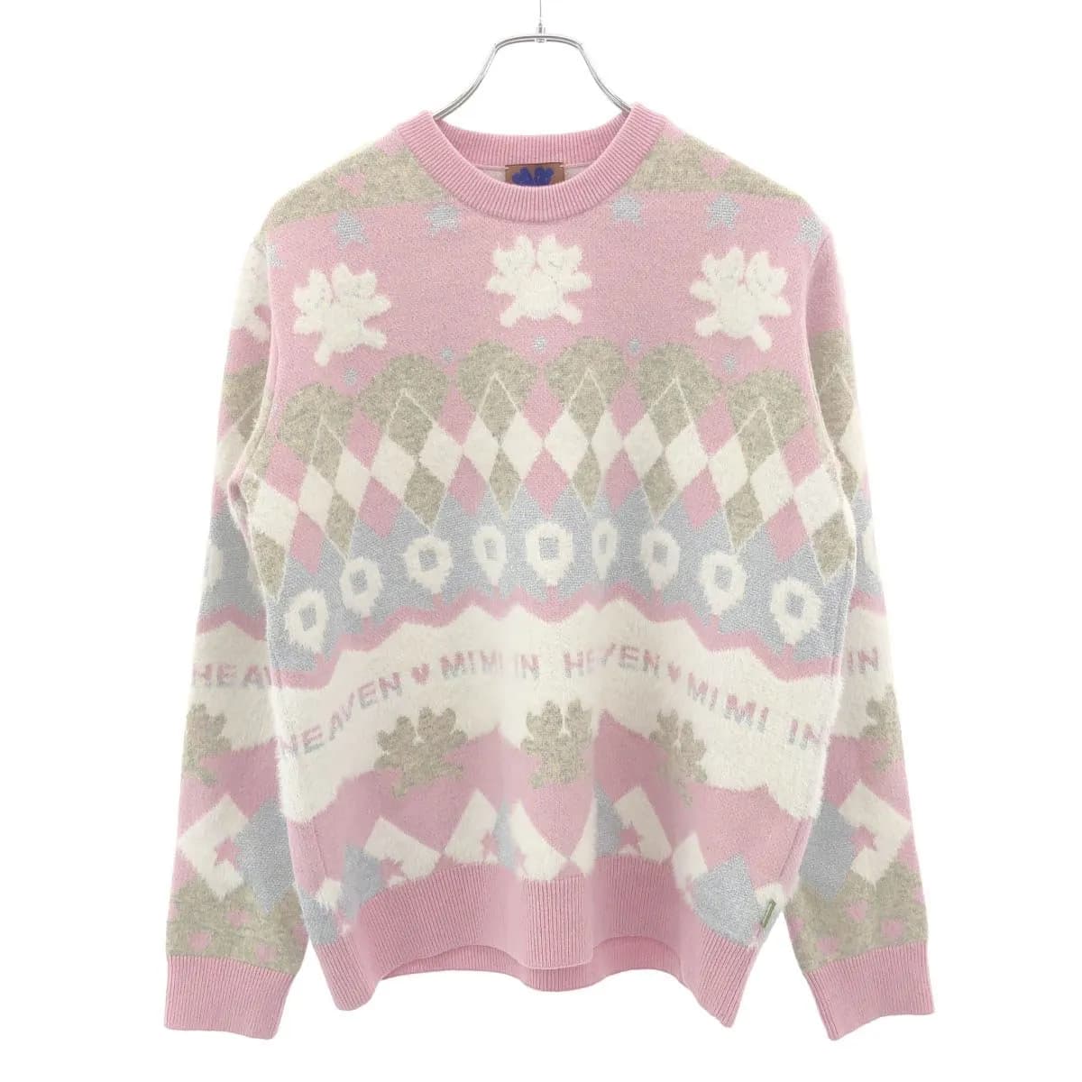 MARC JACOBS ヘブン バイ マーク ジェイコブス×ミミウェイド 22AW MINI IN HEAVEN BRUSHED SWEATER ジャガードニットセーター P605J09FA22