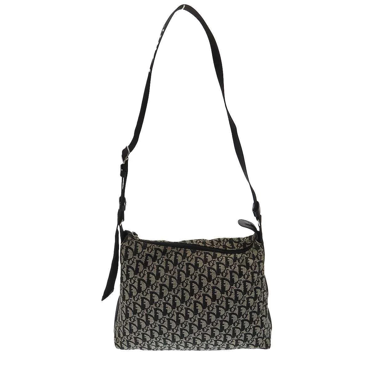 Christian Dior クリスチャンディオール トロッターキャンバスショルダーバッグ BOB0042