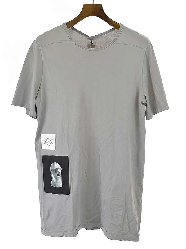 Rick Owens ダークシャドウ バイ リックオウエンス 18SS LEVEL TEE パッチTシャツ