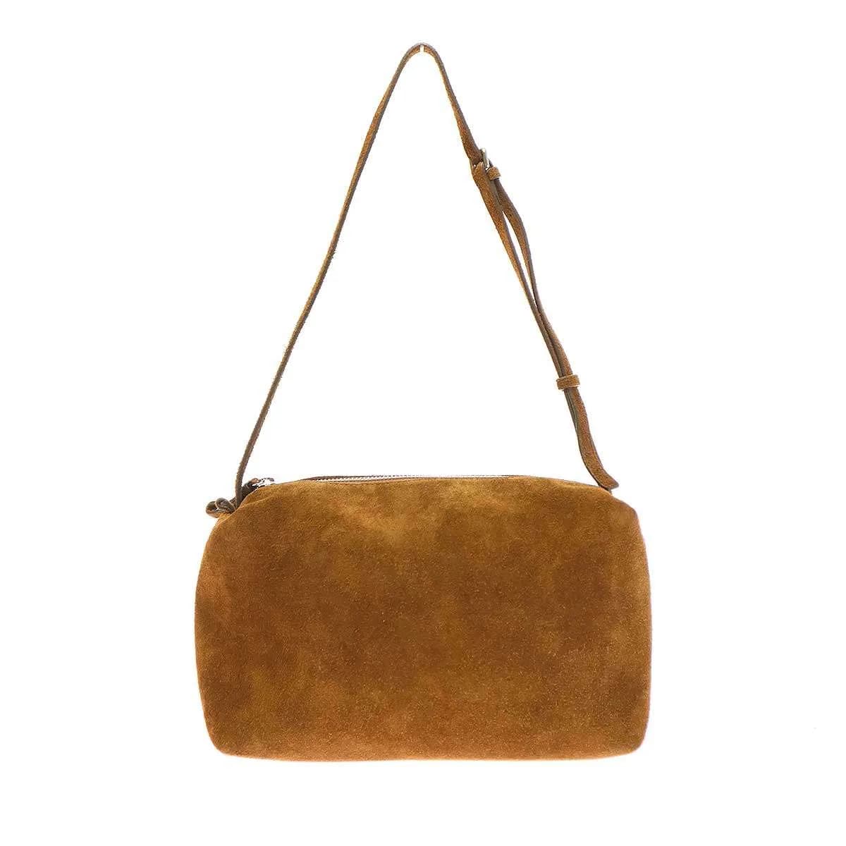 ロウ クラシック CARAMEL BOX BAG スウェードボックスバッグ