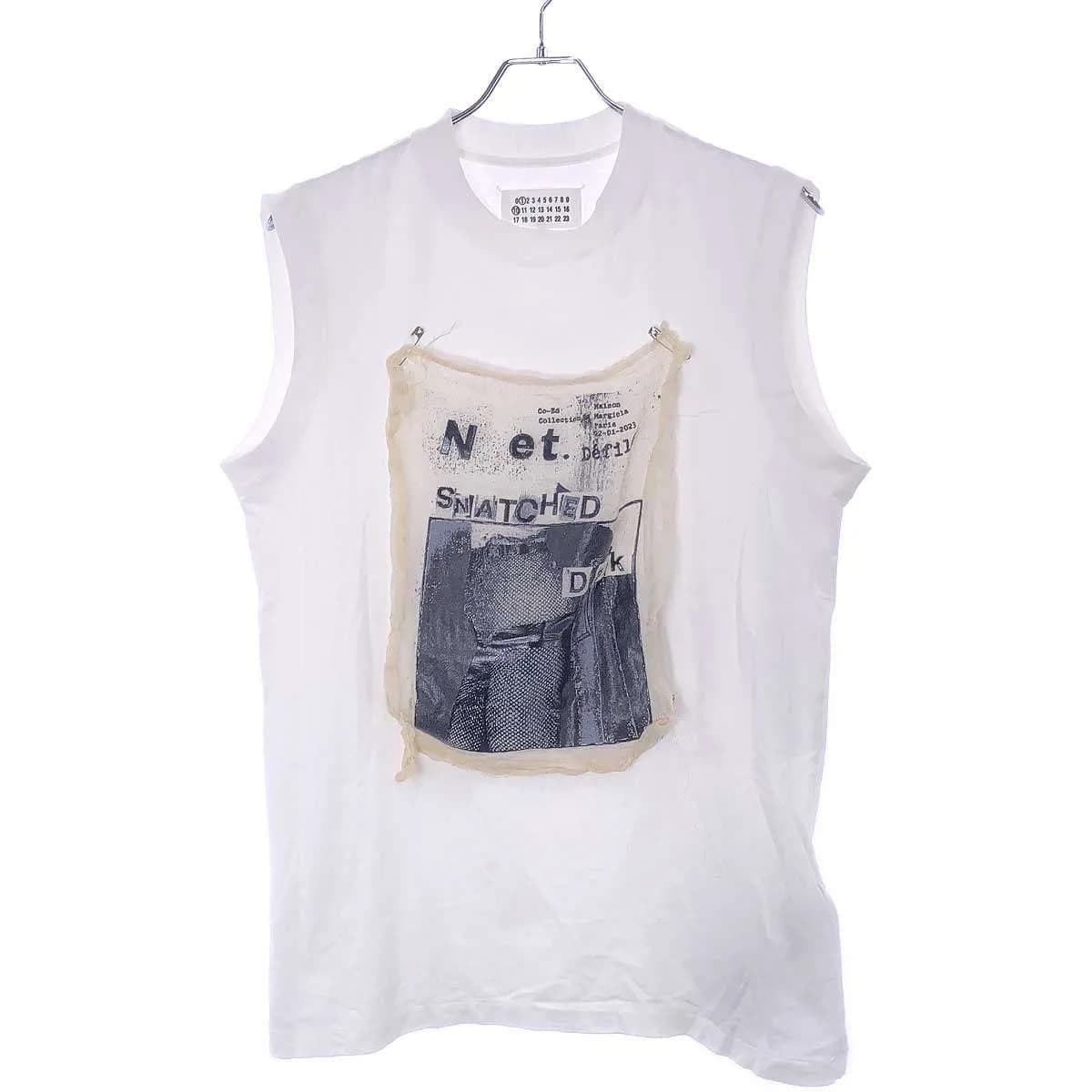 Maison Margiela メゾン マルジェラ 24SS インビテーションパッチノースリーブTシャツ S51GC0527
