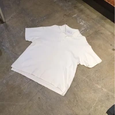 Graphpaper Graphpaper 18SS BIG PIQUE OPEN NECKED POLO SHIRT
