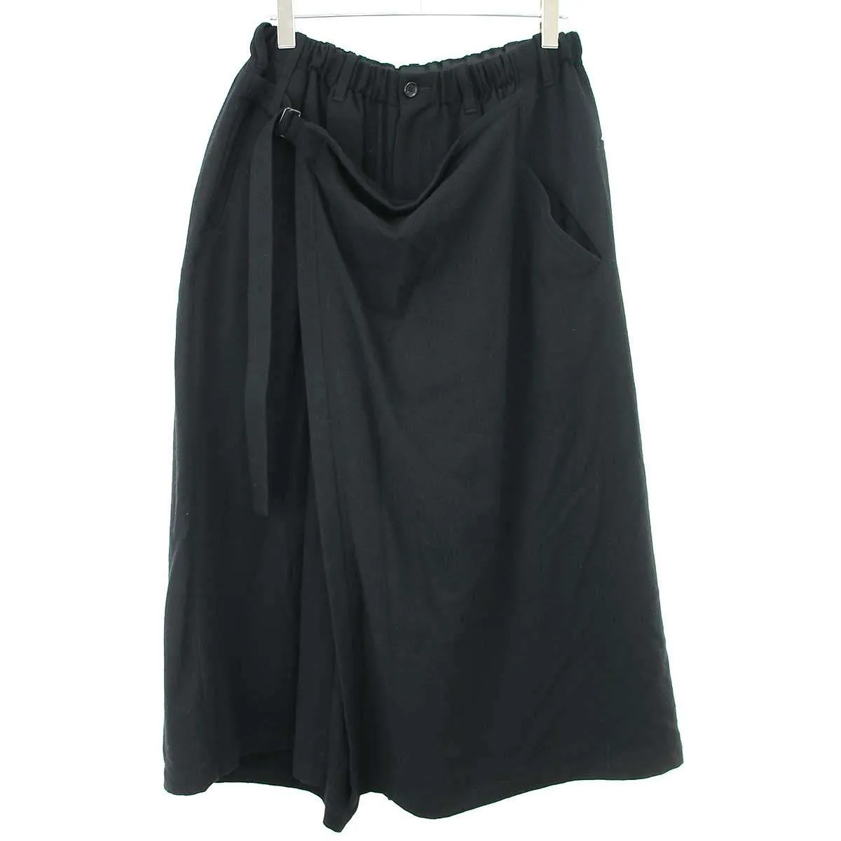 Yohji Yamamoto ヨウジヤマモト プールオム 24AW Wool Flannel Drape Pants ウールフランネルドレープパンツ