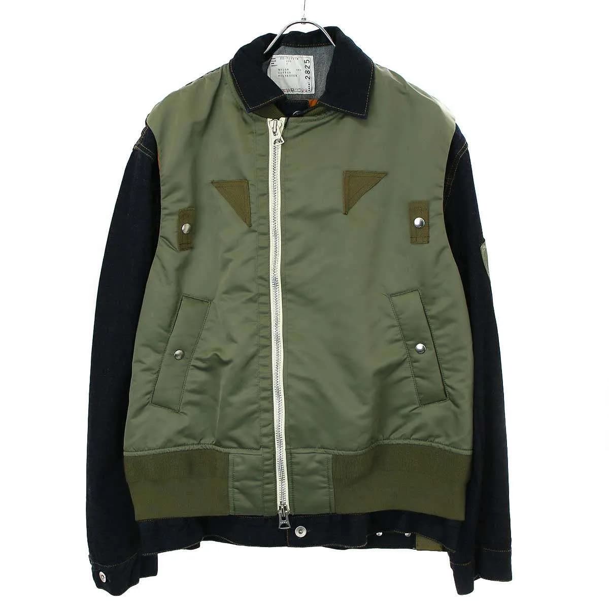 sacai サカイ 22AW Nylon Twill Mix Blouson ナイロン ツイル ミックスブルゾン