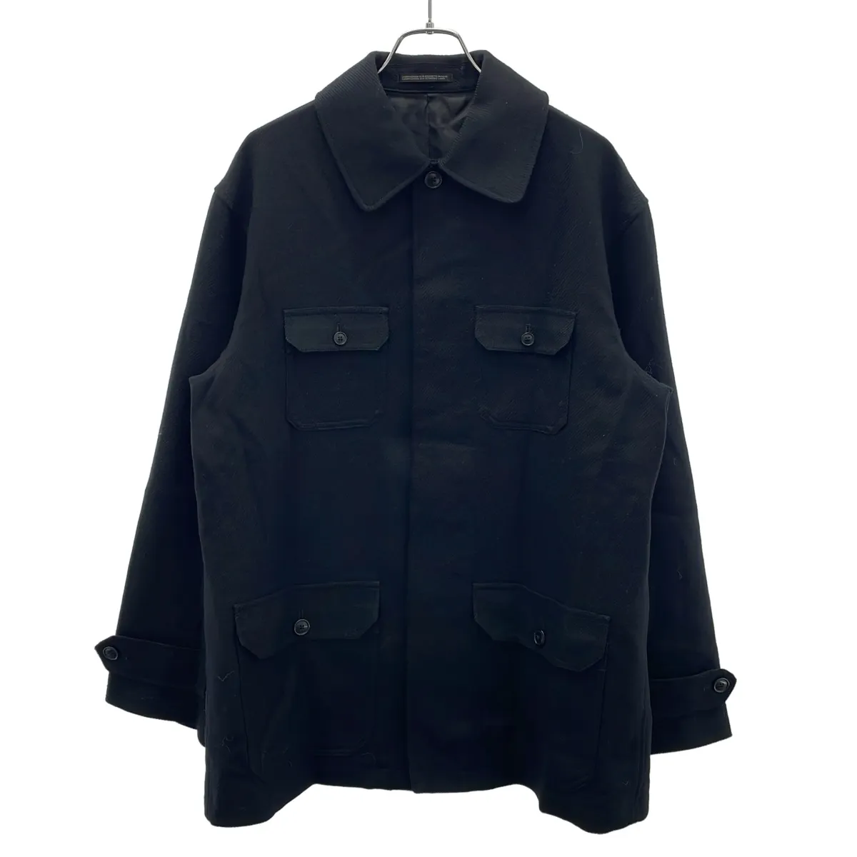 Yohji Yamamoto ヨウジヤマモト プールオム 15AW 4ポケットウールシャツジャケット