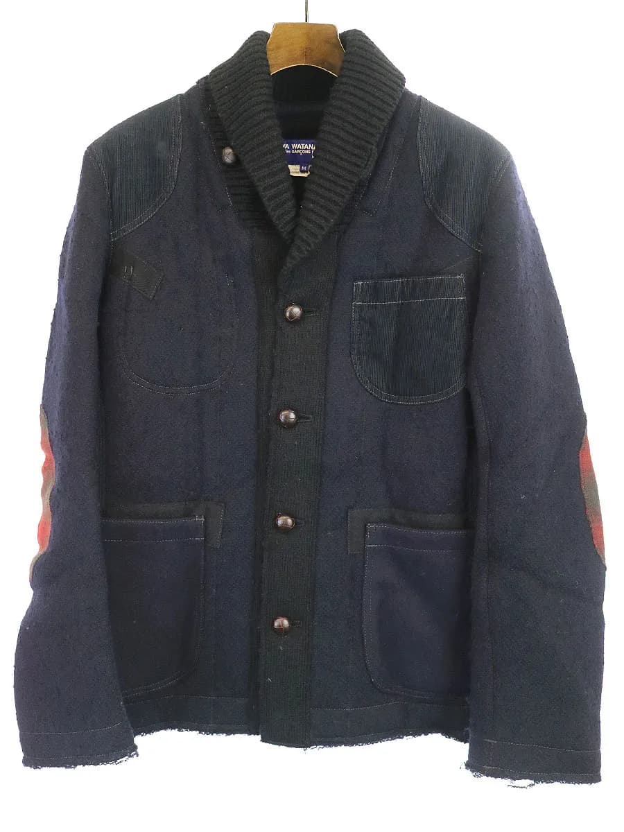 COMME des GARCONS ジュンヤワタナベ コムデギャルソン マン 11AWウールモヘヤシャギーコーデュロイ切替ジャケット