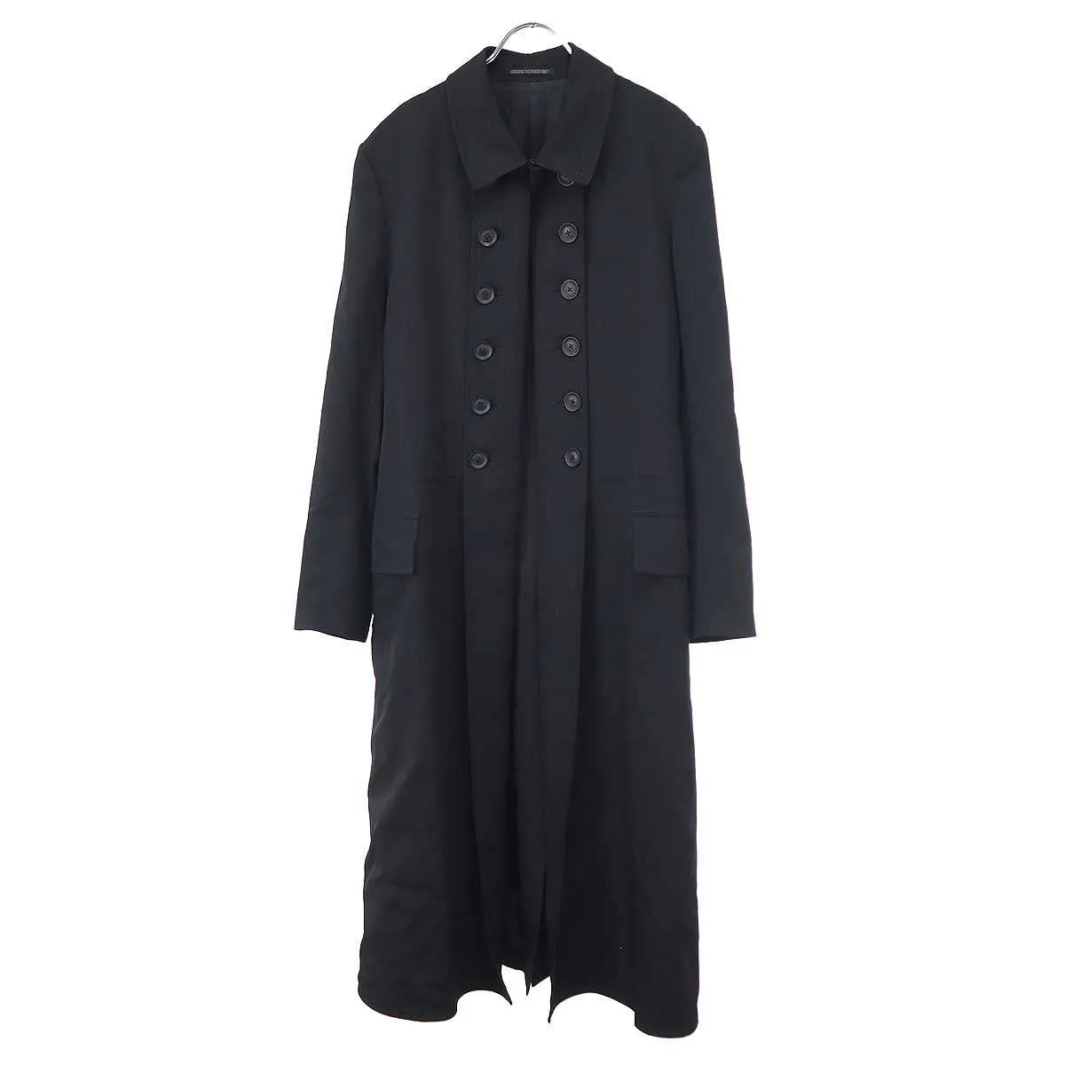Yohji Yamamoto ヨウジヤマモト プールオム 25AW ウールギャバジン ナポレオンロングジャケット コート