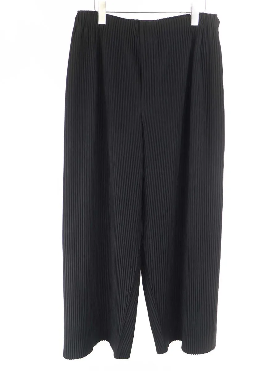 ISSEY MIYAKE オムプリッセ イッセイミヤケ ロングプリーツワイドパンツ
