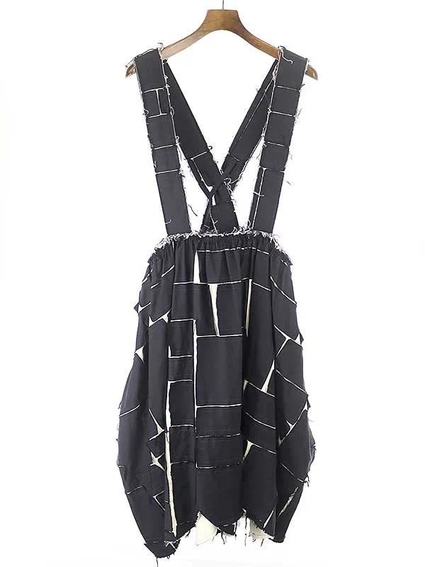 COMME des GARCONS コムデギャルソン 18SS カッティングデザインジャンパースカート 吊りスカート