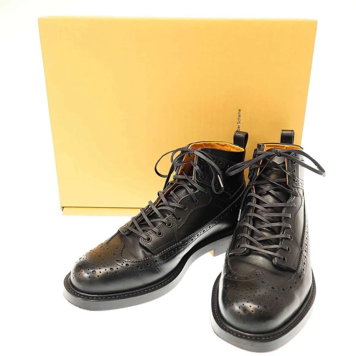 Hender Scheme エンダースキーマ 冗談ー レザーブーツ nk-s-jdn