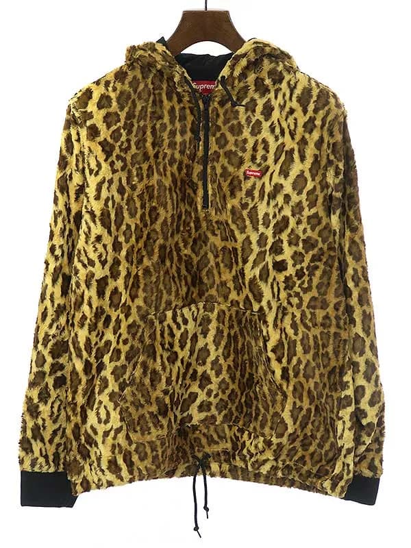 Supreme シュプリーム 14SS Fur Pullover Leopard レオパードファー プルオーバー
