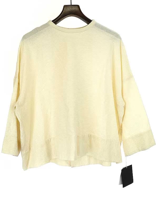 ARTS&SCIENCE アーツ&サイエンス 20SS Back open crop top コットンラミートップス