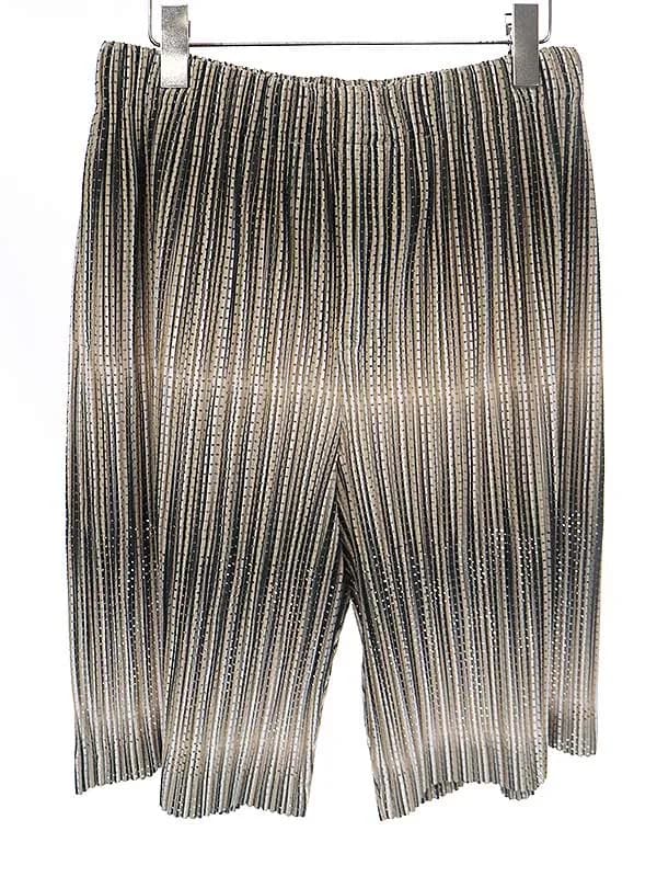 ISSEY MIYAKE オム プリッセ イッセイ ミヤケ 21SS HOLOGRAM プリーツショートパンツ