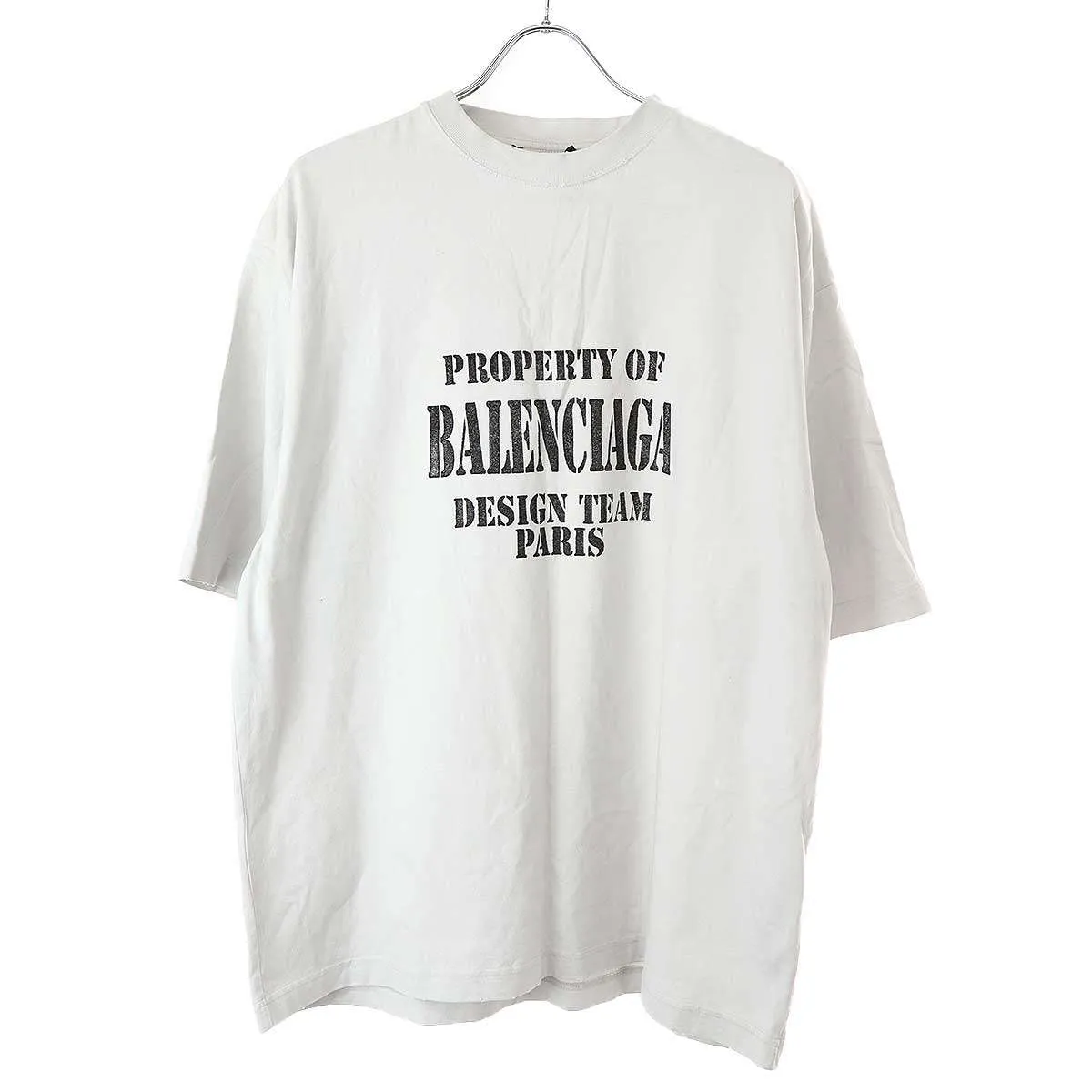 BALENCIAGA バレンシアガ 22AW PROPERTY S/S TEE プリントTシャツ 641675