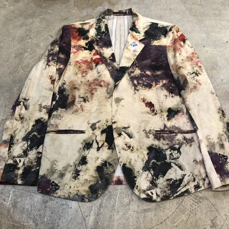 Yohji Yamamoto Yohji Yamamoto POUR HOMME 18SS ペインティングジャケット