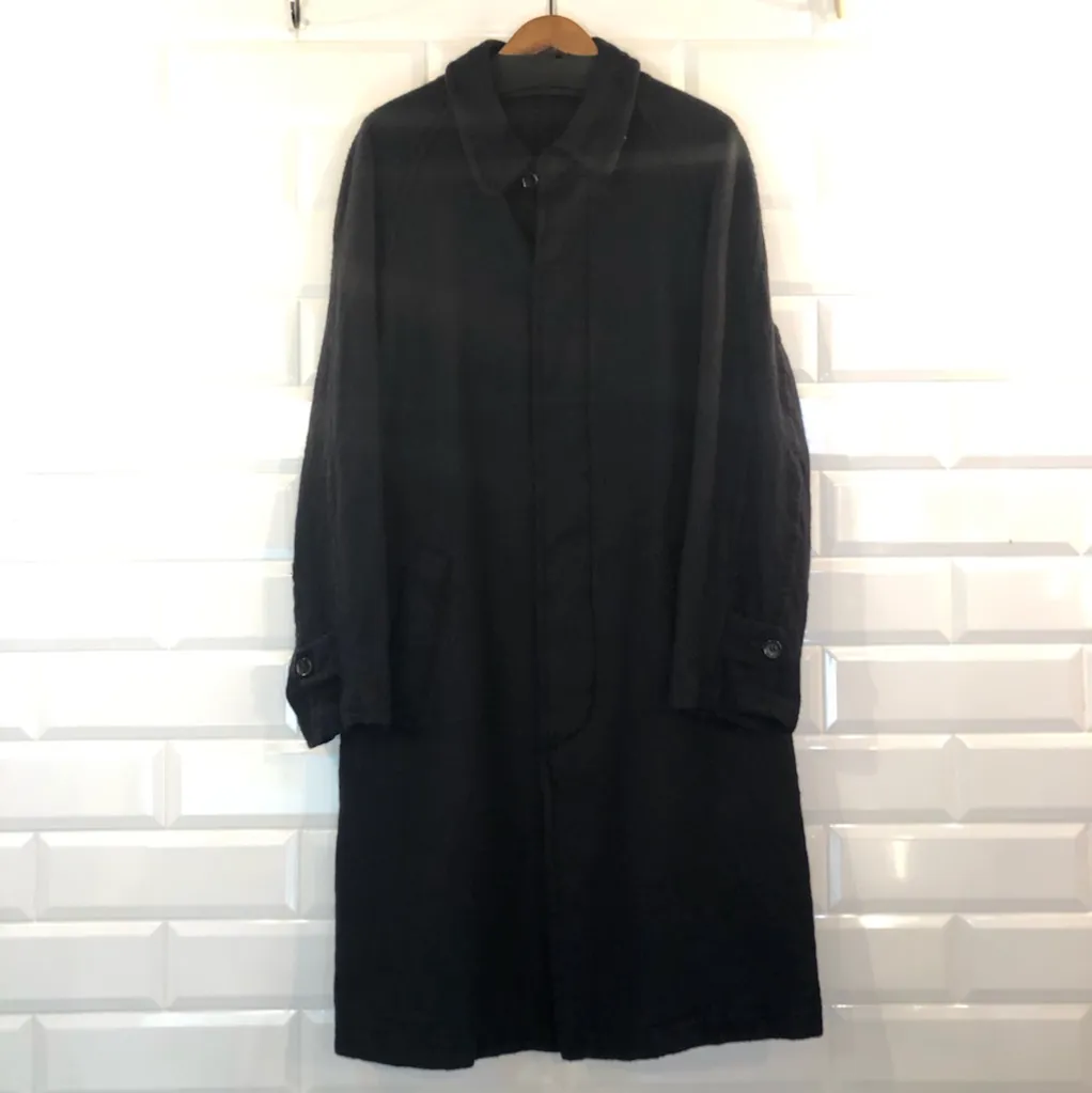 COMME des GARCONS COMME des GARCONS HOMME AD2002 縮絨加工ウールステンカラーコート