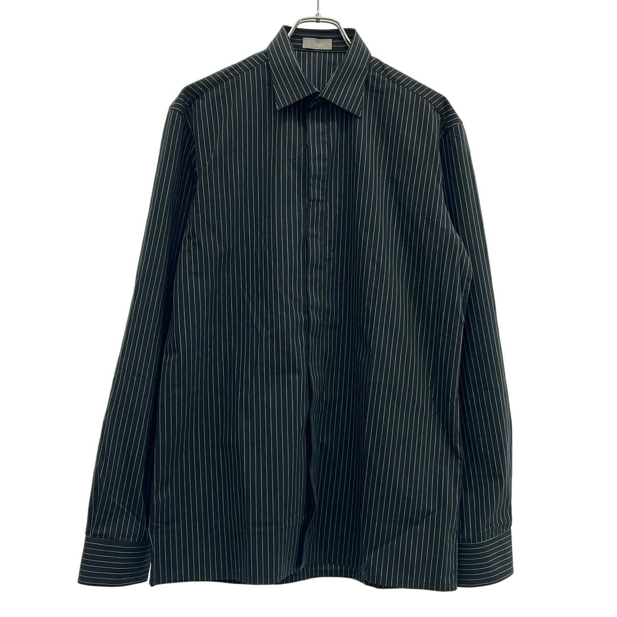 Dior HOMME ディオールオム 2006AW フライフロントストライプシャツ