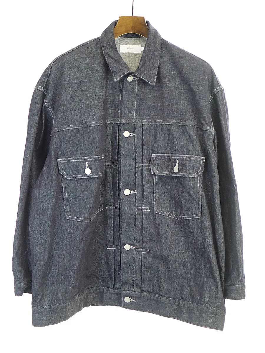 Graphpaper グラフペーパー 20AW Colorfast Denim Blouson カラーファストデニムジャケット