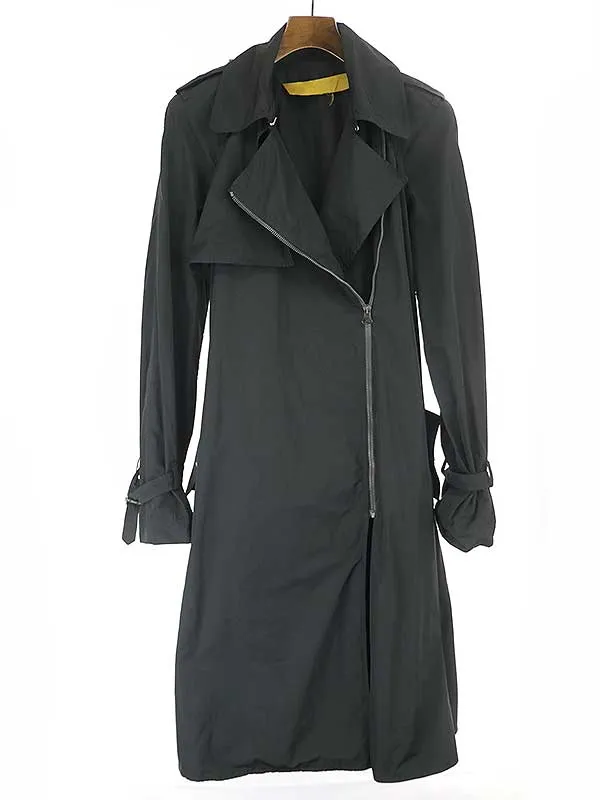 LANVIN ランバン 07AW ジップアップロングトレンチコート