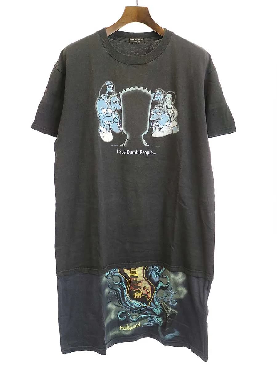 COMME des GARCONS コムデギャルソン オムプリュス 11AWデカダンス期 シンプソンズ 古着リメイク Tシャツ