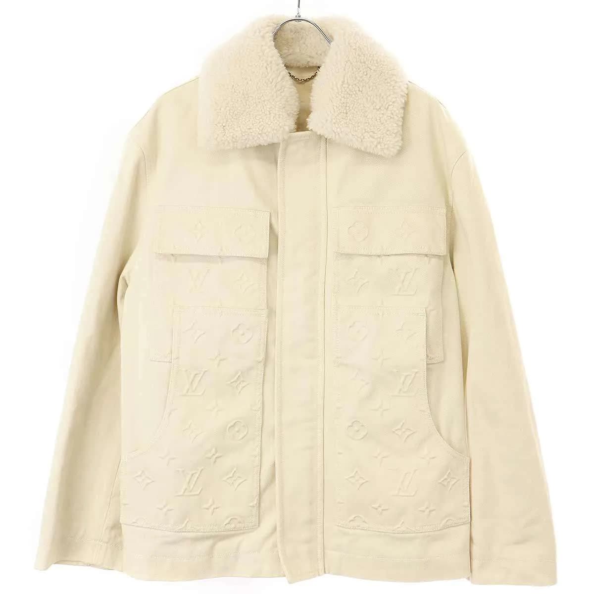 LOUIS VUITTON ルイヴィトン 23SS モノグラム ボアワークウェアデニムジャケット