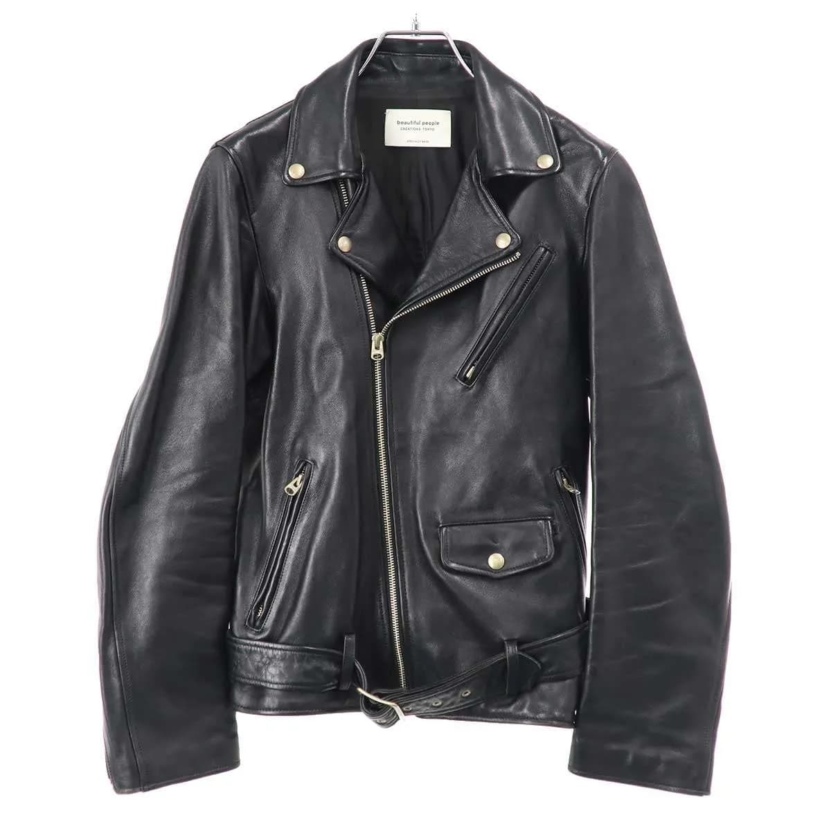 beautiful people ビューティフルピープル vintage leather riders jacket ビンテージライダースジャケット