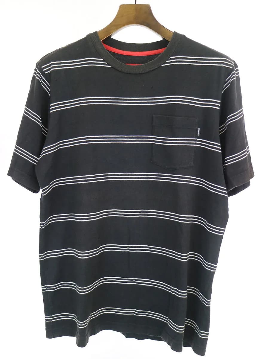 Supreme シュプリーム ボーダーポケットTシャツ