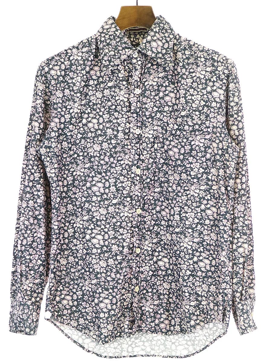 Paul Smith ポールスミス 小花柄コーデュロイシャツ