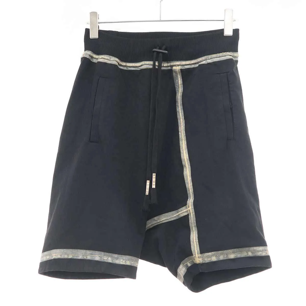 BORIS BIDJAN SABERI ボリスビジャンサベリ 22SS P10.2 ST P10.2 Short Pants ボンディングシームテープサルエルショートパンツ