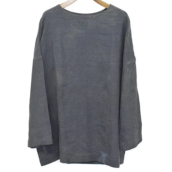 BIEK VERSTAPPEN ビークファースタッペン 18SS Pullover Tops オーバーサイズリネン長袖カットソー