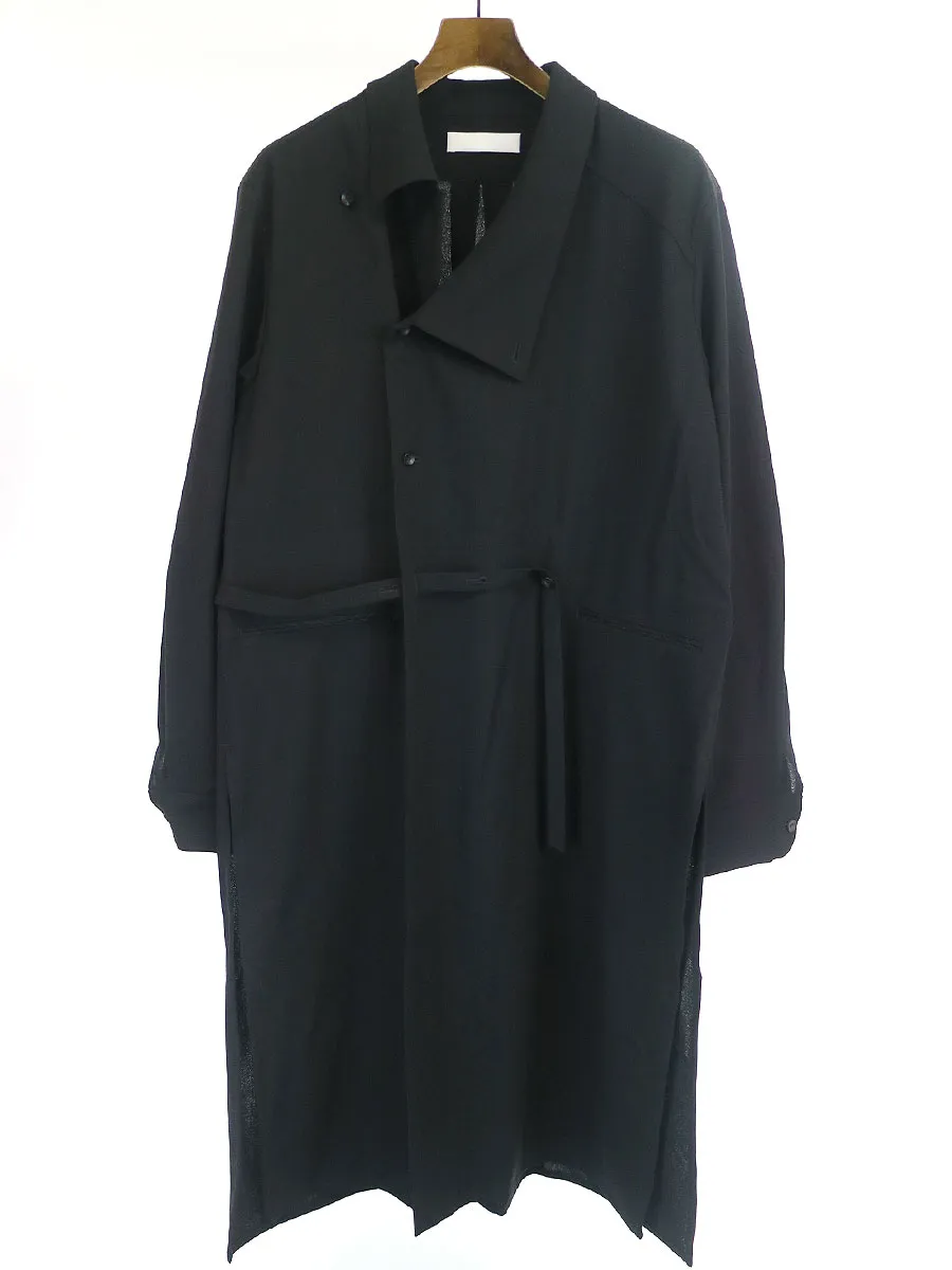 ETHOSENS エトセンス 20AW SHIFT COLLAR COAT SHIRT コート