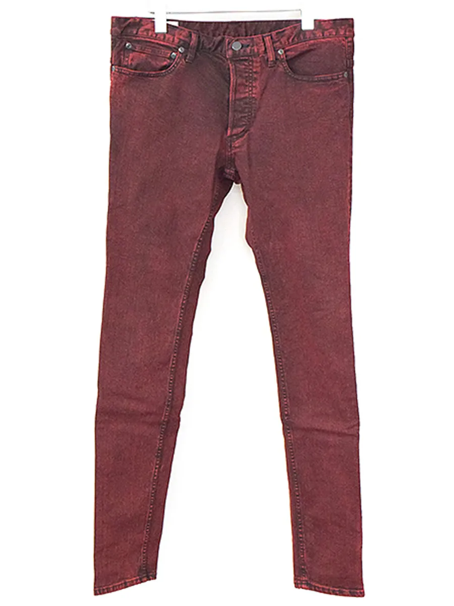 Rags McGREGOR ラグス マックレガー 15AW SLIM 5P DENIM PANTS ケミカルウォッシュスリムデニムパンツ