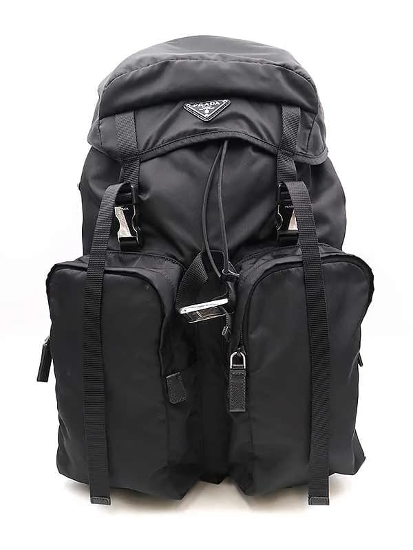 PRADA プラダ Re-Nylon サフィアーノレザー バックパック リュック