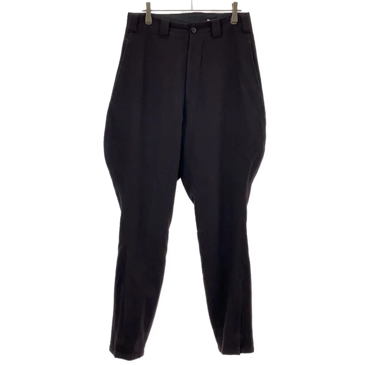 Yohji Yamamoto ヨウジヤマモト プールオム 1980's 初期 丸ロゴタグ ウールジョッパーズパンツ