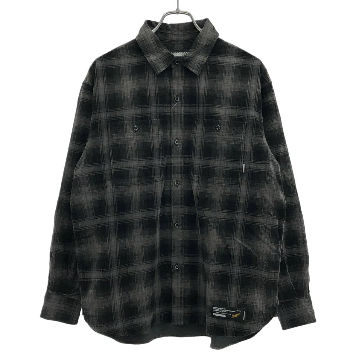NEIGHBORHOOD ネイバーフッド 25AW CORDUROY CHECK SHIRT LS チェックシャツ