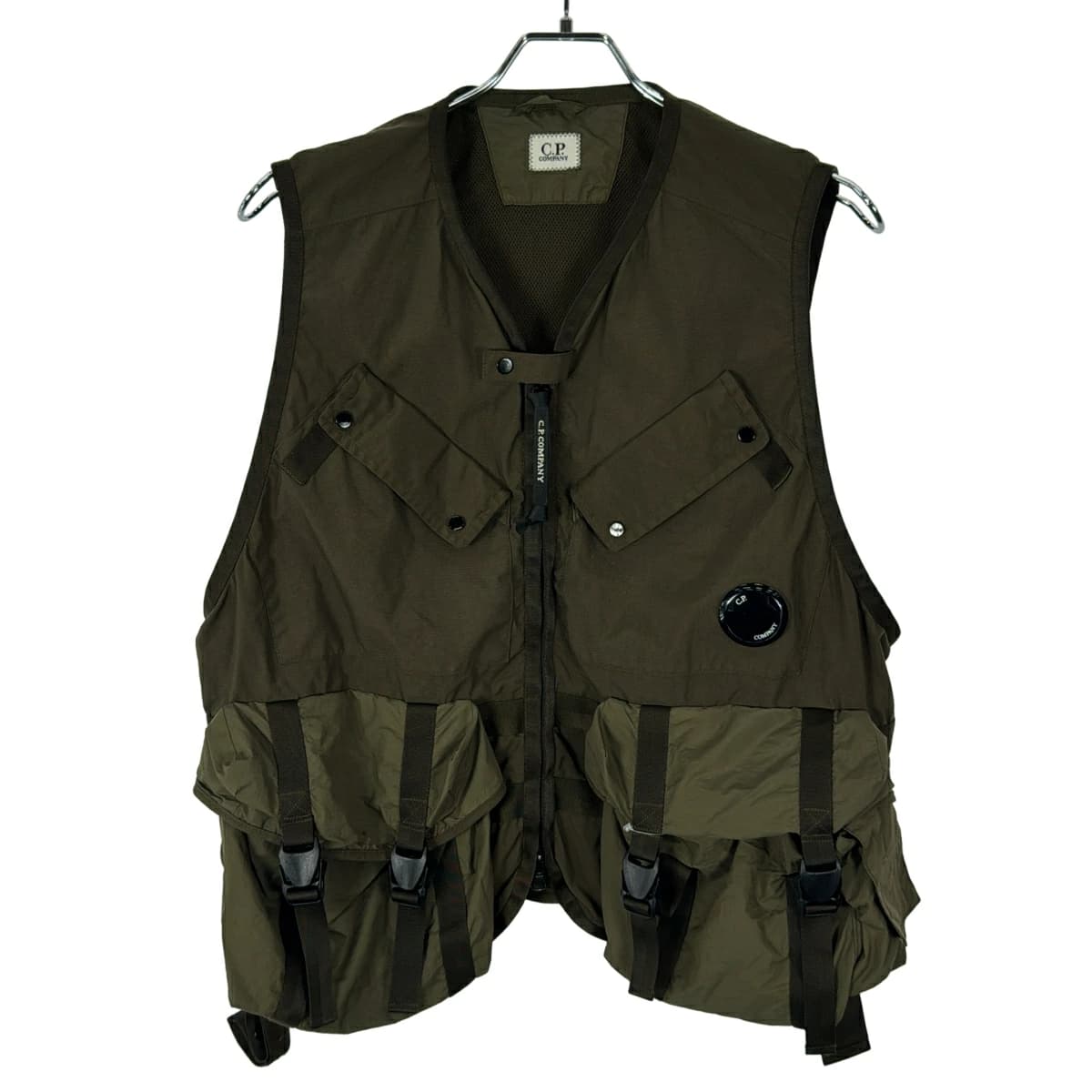C.P.COMPANY シーピーカンパニー TAYLON P MIXED UTILITY VEST ナイロンユーティリティーベスト 10CMOW057A