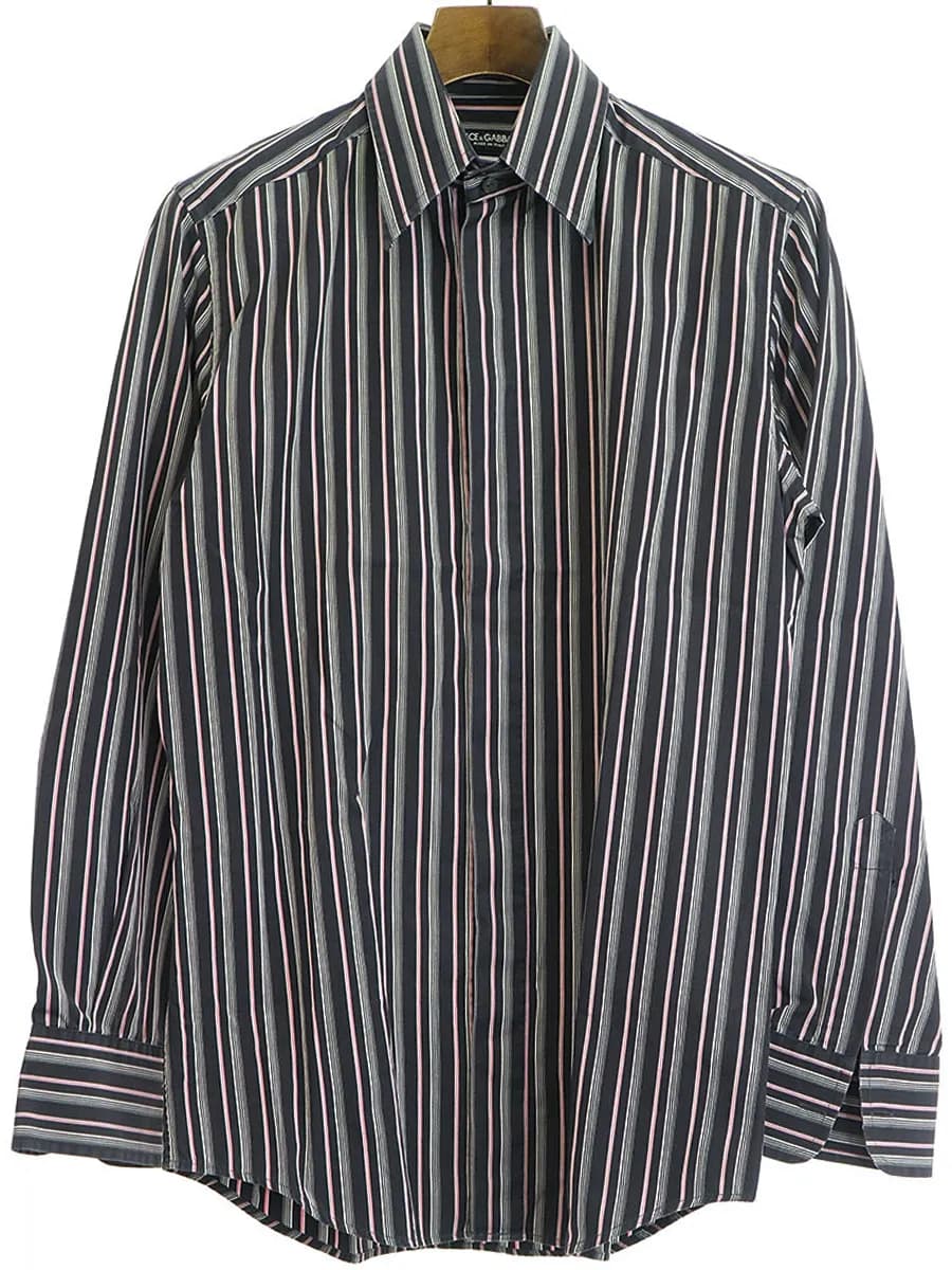 DOLCE&GABBANA ドルチェ&ガッバーナ Tailored Fit ストライプシャツ