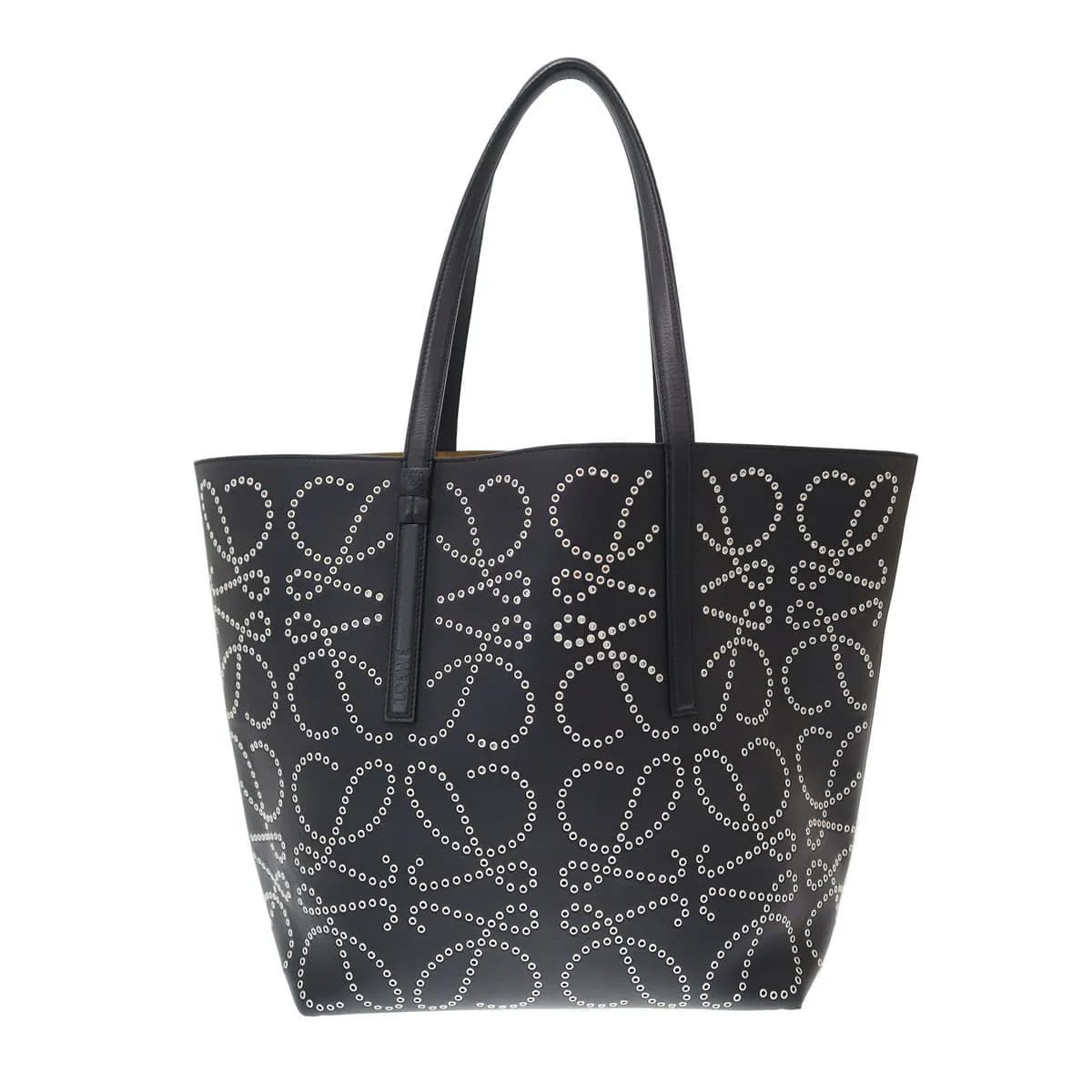 LOEWE ロエベ アナグラムスタッズ レザートートバッグ