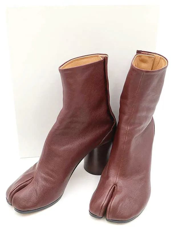 Maison Margiela メゾンマルタンマルジェラ 21AW TABI レザー足袋ブーツ