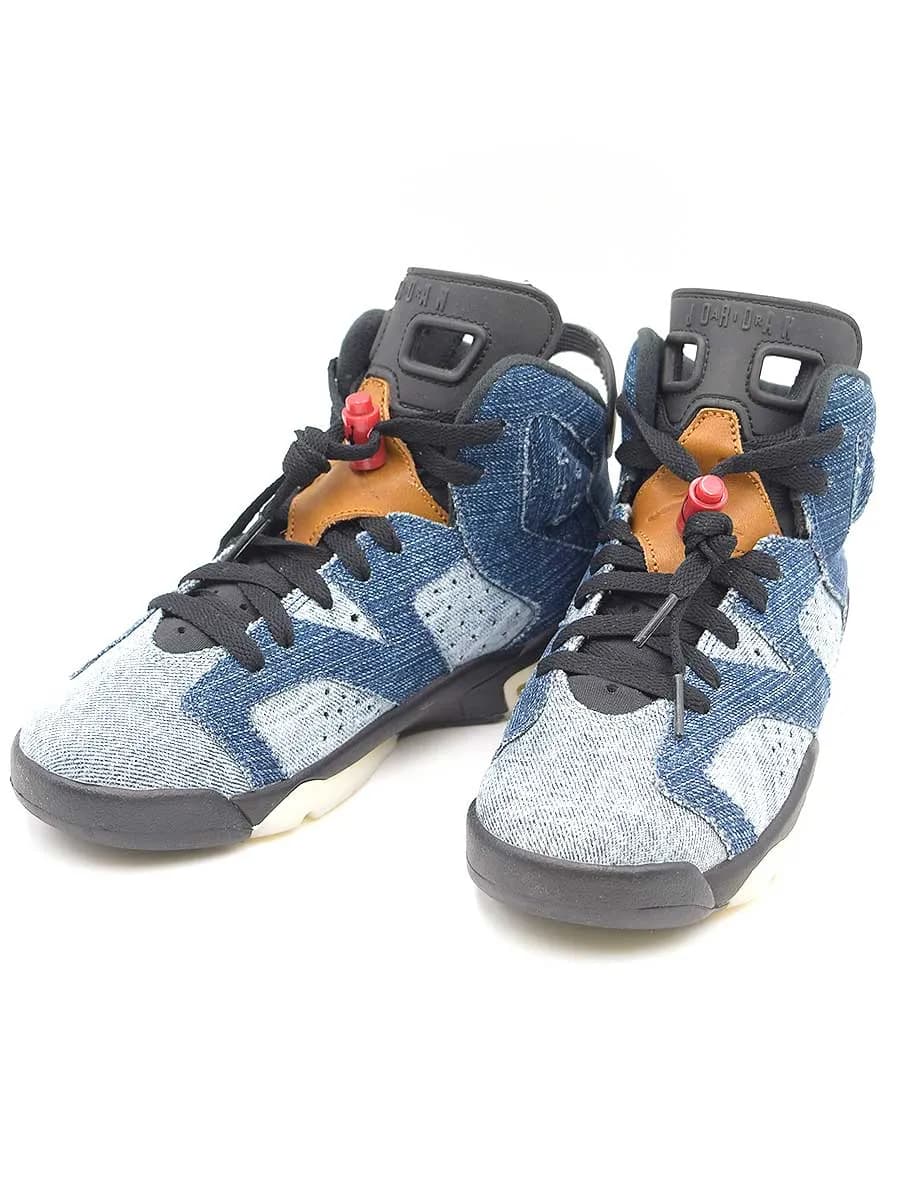 NIKE ナイキ AIR JORDAN 6 GS WASHED DENIM CV5489-401 スニーカー