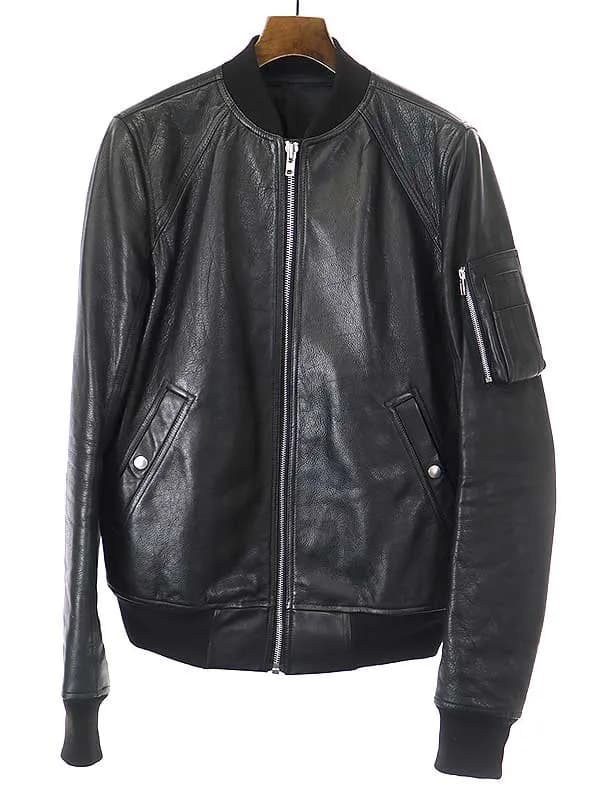 Rick Owens リックオウエンス 16SS LEATHER RAGLAN BOMBER レザーボンバージャケット