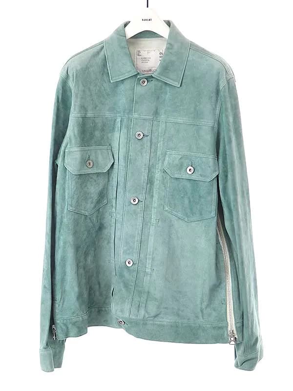 sacai サカイ 21SS Side Zip Leather Jacket サイドジップカウハイドレザージャケット