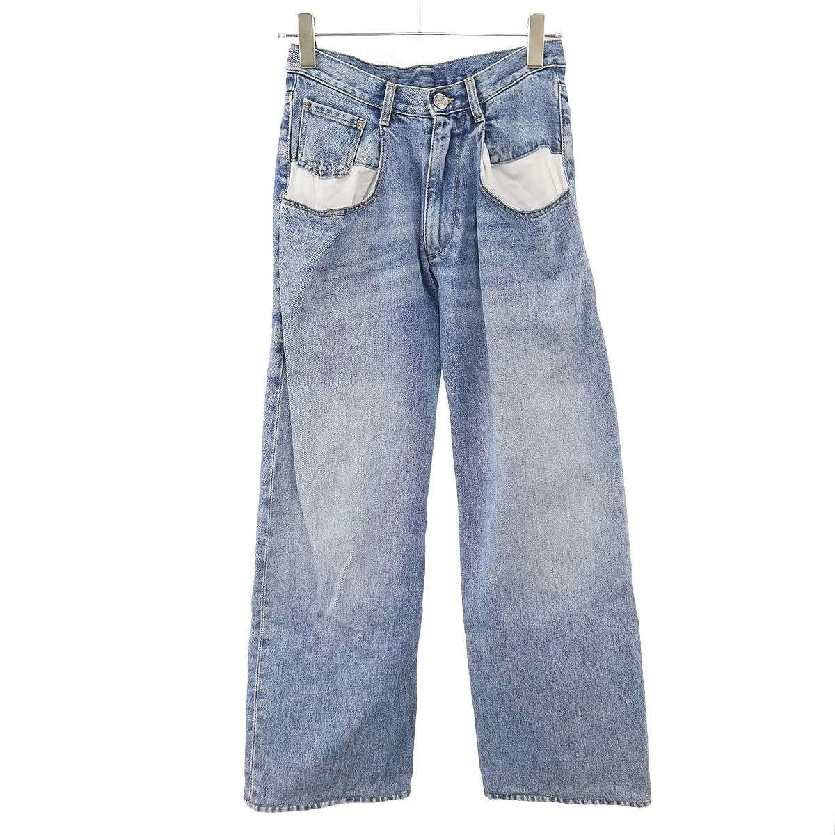 Maison Margiela メゾン マルジェラ 22SS コントラストポケット デニムパンツ