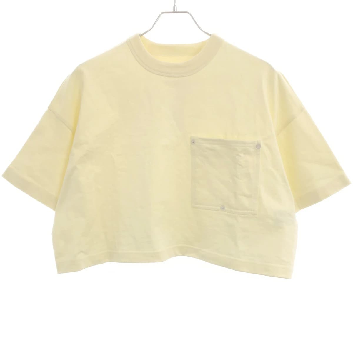 BOTTEGA VENETA ボッテガヴェネタ 24SS VステッチコットンクロップドプルオーバーTシャツ