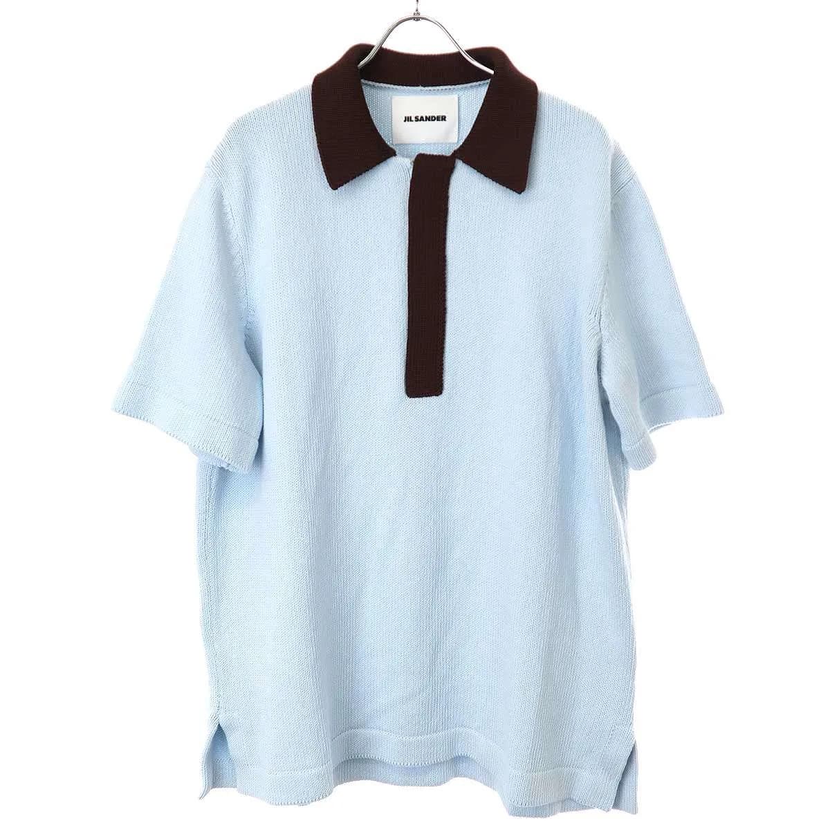 JIL SANDER ジルサンダー 22SS ショートスリーブコットンニットポロシャツ